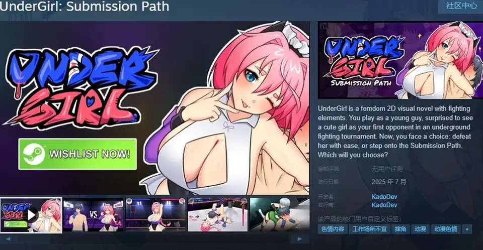 [SLG/官方中文] UnderGirl：屈服之路  官中汉化(UnderGirl: Submission Path/UnderGirl：服從之路)[1.62 GB][FM直连/转